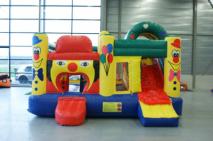 Combi clown springkussen